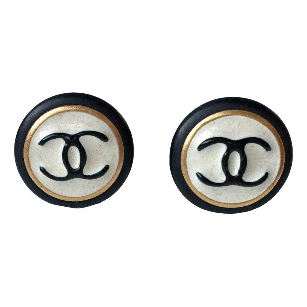Vintage Chanel Clip-On Earrings 1997 | CC Logo